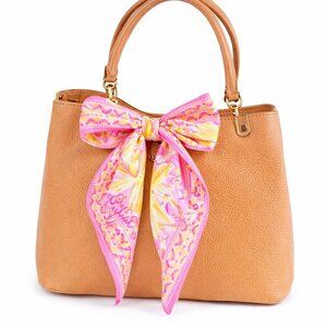 Lilly Pulitzer Printed Scarf Pink Multicolor “Be The Sunshine” One Size